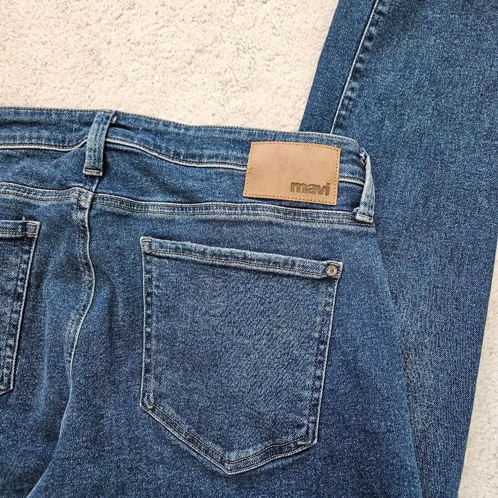 Mavi | Jake Slim Leg Medium Wash Denim Jeans, Mens 35/30 - Picture 6 of 6